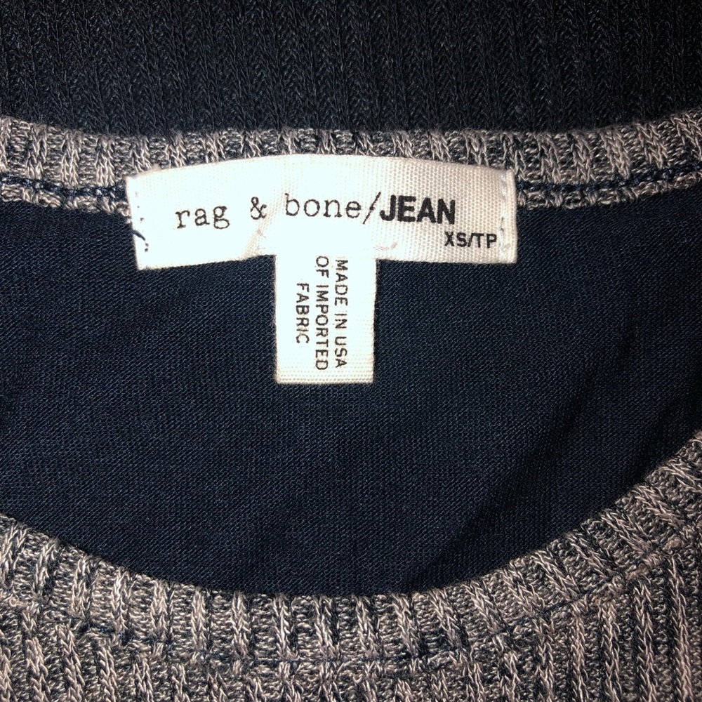 Rag & Bone Highland High Neck Ribbed Knit Dress XS - Picture 9 of 13